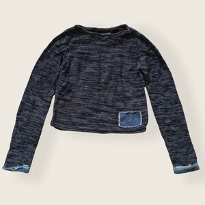 DKNY JEANS Casual Sweater in Grey-Blue